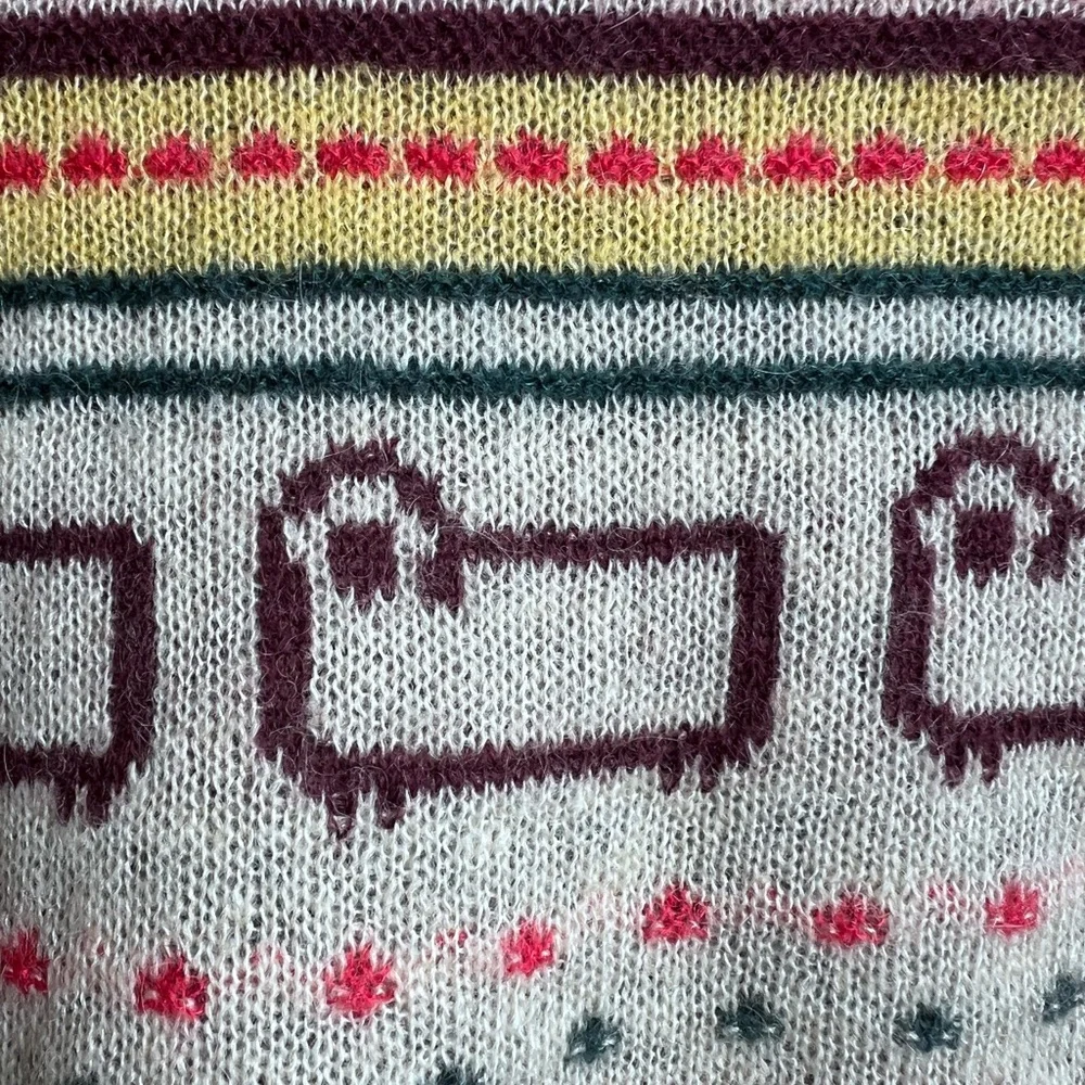 Woolrich Vintage Women's Fair Isle Sweater Size L EUC - Picture 2 of 9